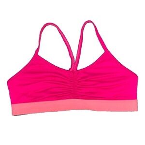 Old Navy Active Go Dry Light Support Ruched Sports Bra Black Women’s Large